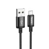 Кабель HOCO Micro USB Wind charging data cable (packaged) X89 |1m, 2.4A| black