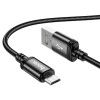 Кабель HOCO Micro USB Wind charging data cable (packaged) X89 |1m, 2.4A| black