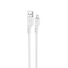 Кабель HOCO Micro USB Crystal color silicone charging data cable X97 |1m, 2.4A| pink
