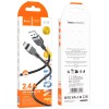 Кабель HOCO Micro USB Energy silicone charging data cable X109 |1m, 2.4A| white
