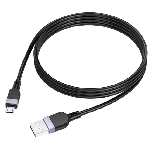 Кабель HOCO Micro USB Energy silicone charging data cable X109 |1m, 2.4A| white