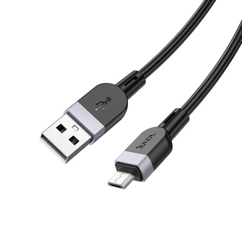 Кабель HOCO Micro USB Energy silicone charging data cable X109 |1m, 2.4A| white