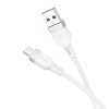 Кабель HOCO Micro USB Energy silicone charging data cable X109 |1m, 2.4A| white