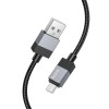 Кабель HOCO Micro USB Honorific charging data cable X110 |1m, 2.4A| black