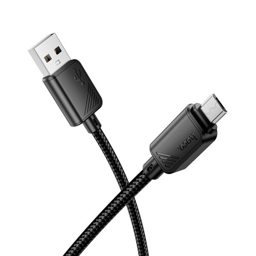 Кабель HOCO Micro USB Beneficio charging data cable X113 |1m, 2.4A| black