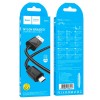 Кабель HOCO Micro USB Beneficio charging data cable X113 |1m, 2.4A| black