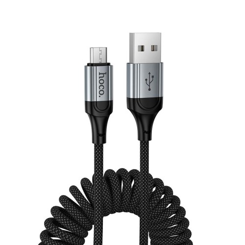 Кабель HOCO Micro USB Nuevo charging data cable X121 |1.5m, 2.4A| black