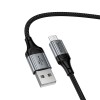 Кабель HOCO Micro USB Nuevo charging data cable X121 |1.5m, 2.4A| black