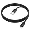 Кабель HOCO Micro USB Benefit silicone charging data cable X122 |1m, 2.4A| black