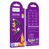 Кабель HOCO Micro USB Benefit silicone charging data cable X122 |1m, 2.4A| black