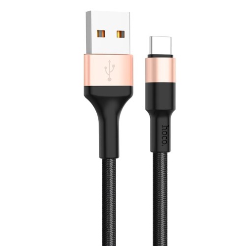 Кабель Type-C Hoco Xpress X26 black-gold