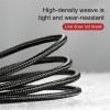 Кабель Type-c BASEUS cafule |3A, 1M| ( CATKLF-B91) black-red