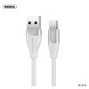 Кабель REMAX Type-C Jell Series Fire-Cold Resistant RC-075a |1m, 2.1A| white