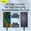 Кабель BASEUS Type-C Display Fast Charging Data Cable |1m, 5A| (CATSK-02) red