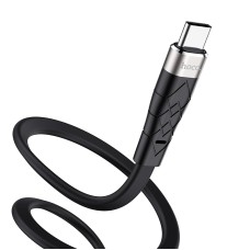 Кабель HOCO Type-C Angel silicone charging data cable X53 |1m, 3A| black