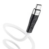 Кабель HOCO Type-C Angel silicone charging data cable X53 |1m, 3A| black
