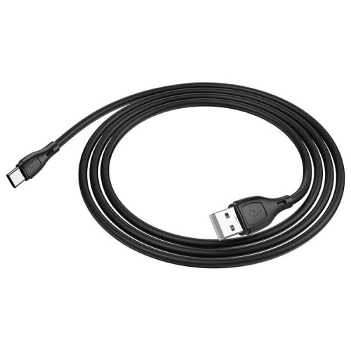 Кабель HOCO Type-C Ultimate silicone charging data cable X61 |1m, 3A| black