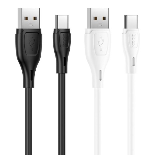 Кабель HOCO Type-C Ultimate silicone charging data cable X61 |1m, 3A| white