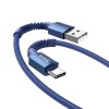 Кабель Hoco Type-C Especial charging data cable X71 |1m, 3A| blue