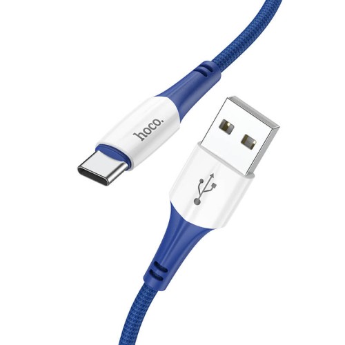 Кабель HOCO Type-C Ferry charging data cable X70 |1m,  3A| white