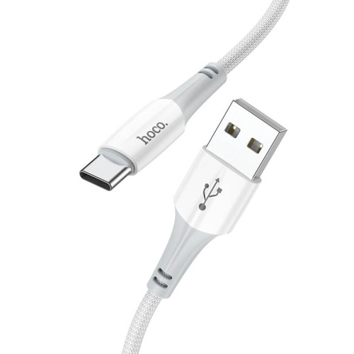 Кабель HOCO Type-C Ferry charging data cable X70 |1m,  3A| white
