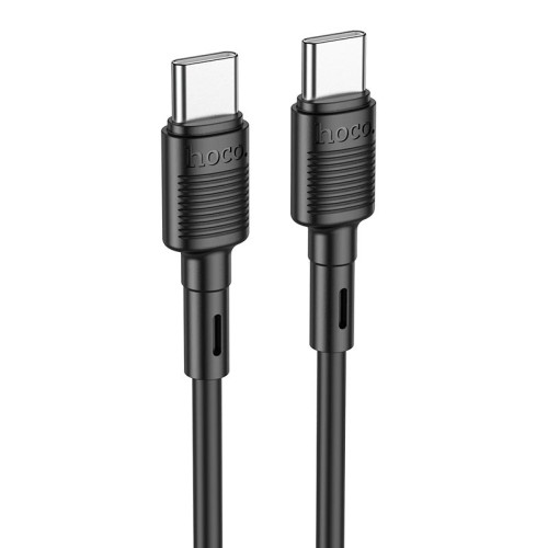 Кабель HOCO Type-C to Type-C Victory charging data cable X83 |1M, 60W, 3A| black