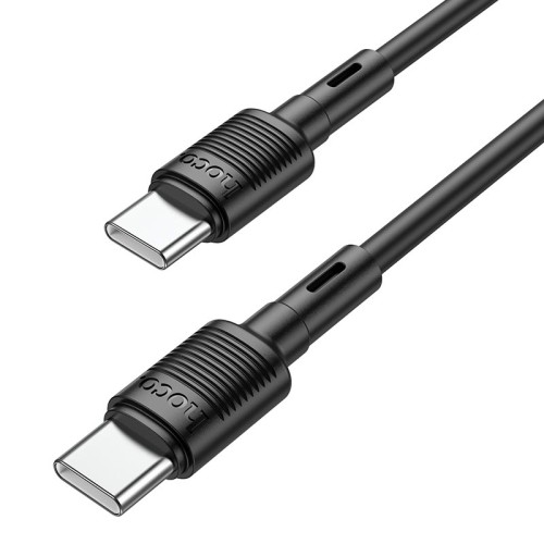 Кабель HOCO Type-C to Type-C Victory charging data cable X83 |1M, 60W, 3A| black