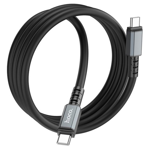 Кабель Hoco Type-C to Type-C Strength charging data cable X85 |1m, 60W, 3A| black