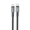 Кабель Hoco Type-C to Type-C Strength charging data cable X85 |1m, 60W, 3A| white