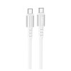 Кабель Hoco Type-C to Type-C Strength charging data cable X85 |1m, 60W, 3A| white