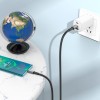 Кабель Hoco Type-C to Type-C Strength charging data cable X85 |1m, 60W, 3A| white