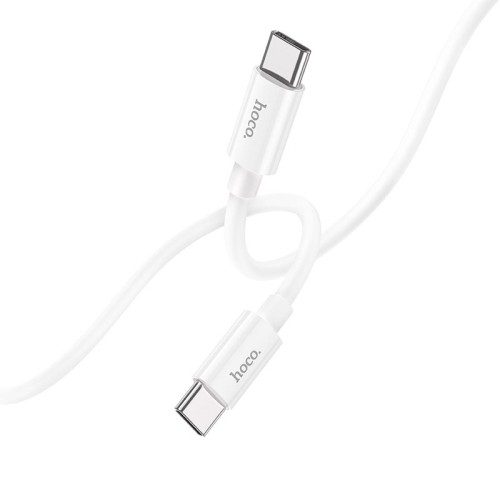Кабель HOCO Type-C to Type-C Magic silicone PD charging data cable X87 |1m, 60W, 3A| red