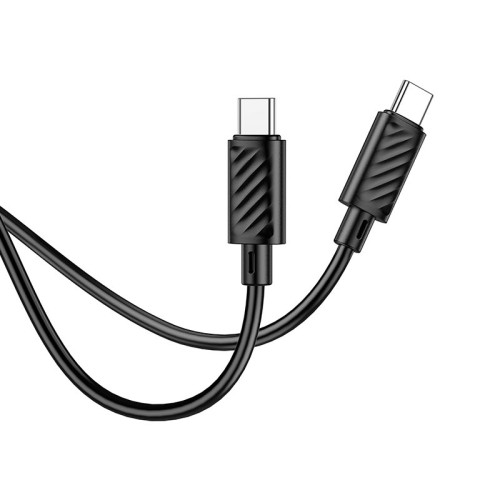 Кабель HOCO Type-C to Type-C Gratified charging data cable (packaged) X88 |1m, 60W| white