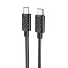 Кабель HOCO Type-C to Type-C Gratified charging data cable (packaged) X88 |1m, 60W| white