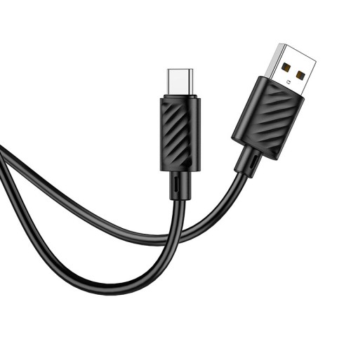 Кабель HOCO Type-C Gratified charging data cable (packaged) X88 |1m, 3A| white
