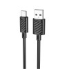 Кабель HOCO Type-C Gratified charging data cable (packaged) X88 |1m, 3A| white