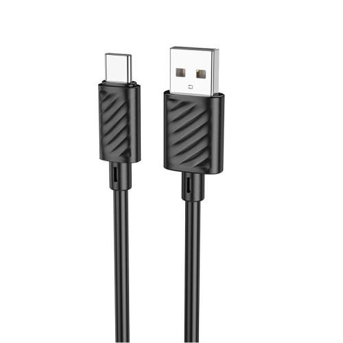 Кабель HOCO Type-C Gratified charging data cable (packaged) X88 |1m, 3A| white
