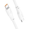 Кабель HOCO Type-C to Type-C Force fast charging data cable X93 |2m, 240W| white