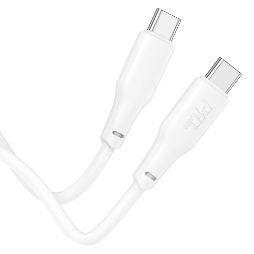 Кабель HOCO Type-C to Type-C Force fast charging data cable X93 |2m, 100W| white