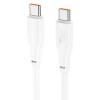 Кабель HOCO Type-C to Type-C Force fast charging data cable X93 |2m, 100W| white