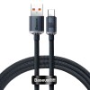 Кабель Baseus Type-C Crystal Shine Series Fast Charging Data Cable |1.2m, 100W| black