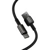 Кабель Baseus Type-C Tungsten Gold Fast Charging Data Cable |1m, 100W| black