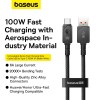 Кабель Baseus Type-C Unbreakable Series Fast Charging Data Cable |1m, 100W/6A| black