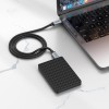 Кабель HOCO Type-c to Type-c USB3.2 20Gbps 100W HD high speed data cable US06 (2M) black