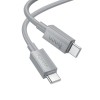 Кабель HOCO Type-C to Type-C Favor charging data cable X107 |1m, 60W| grey
