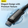 Кабель Baseus Tungsten Gold Fast Charging Data Cable Type-C to Type-C |240W, PD3.1, 1m| black