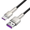Кабель Baseus Cafule Series Metal Data Cable USB to Type-C |1m, 66W/6A| black