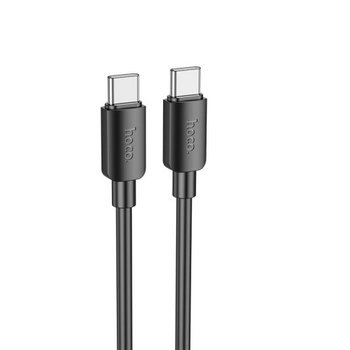 Кабель HOCO Type-C to Type-C Hyper fast charging data cable X96 |1m, 60W/3A| black