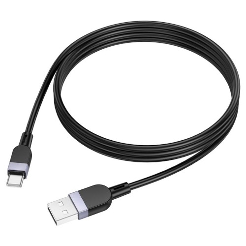 Кабель HOCO Type-C Energy silicone charging data cable X109 |1m, 3A| white
