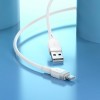 Кабель HOCO Type-C Energy silicone charging data cable X109 |1m, 3A| white